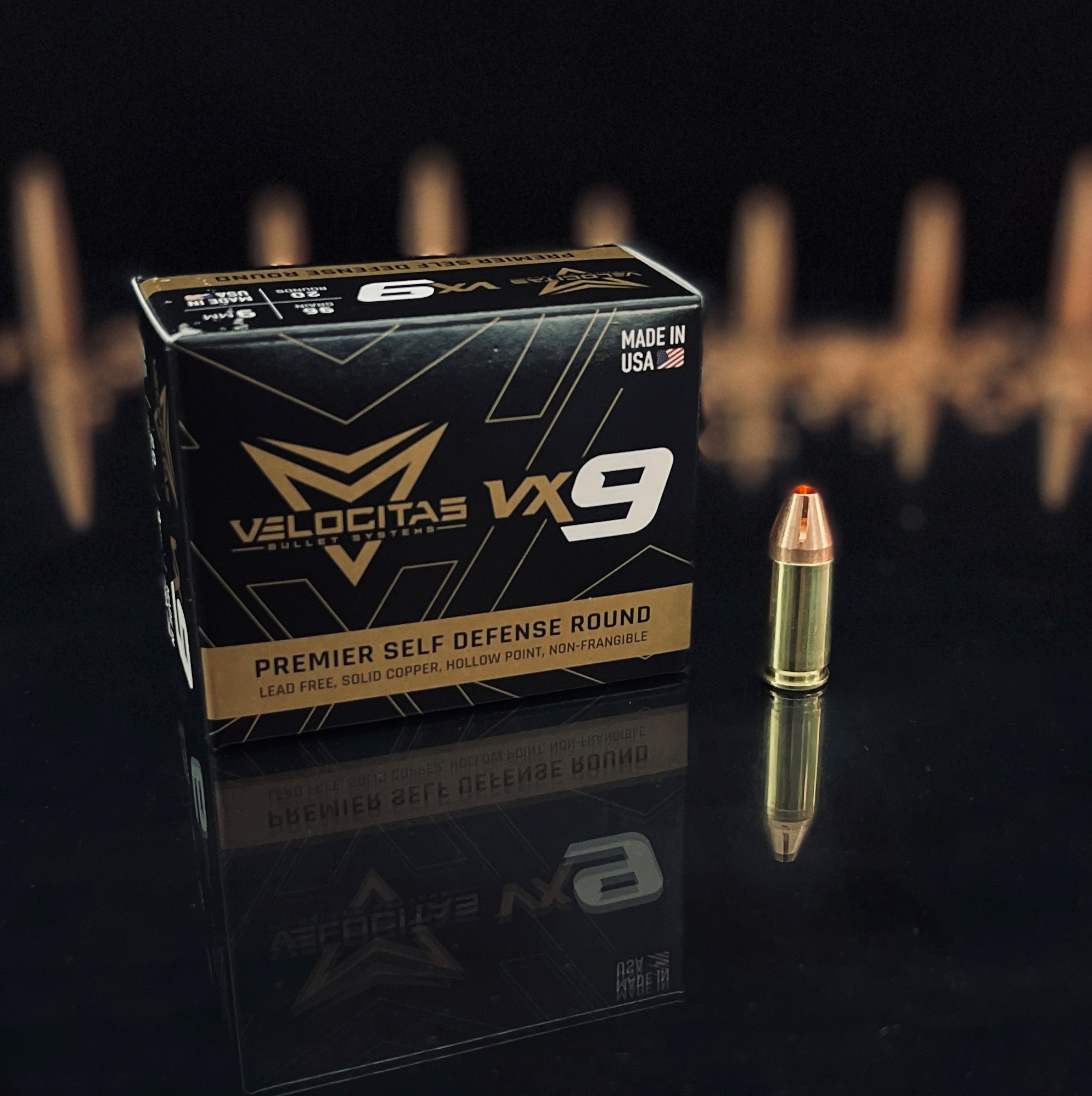 9mm VX LOADED AMMO 20ct